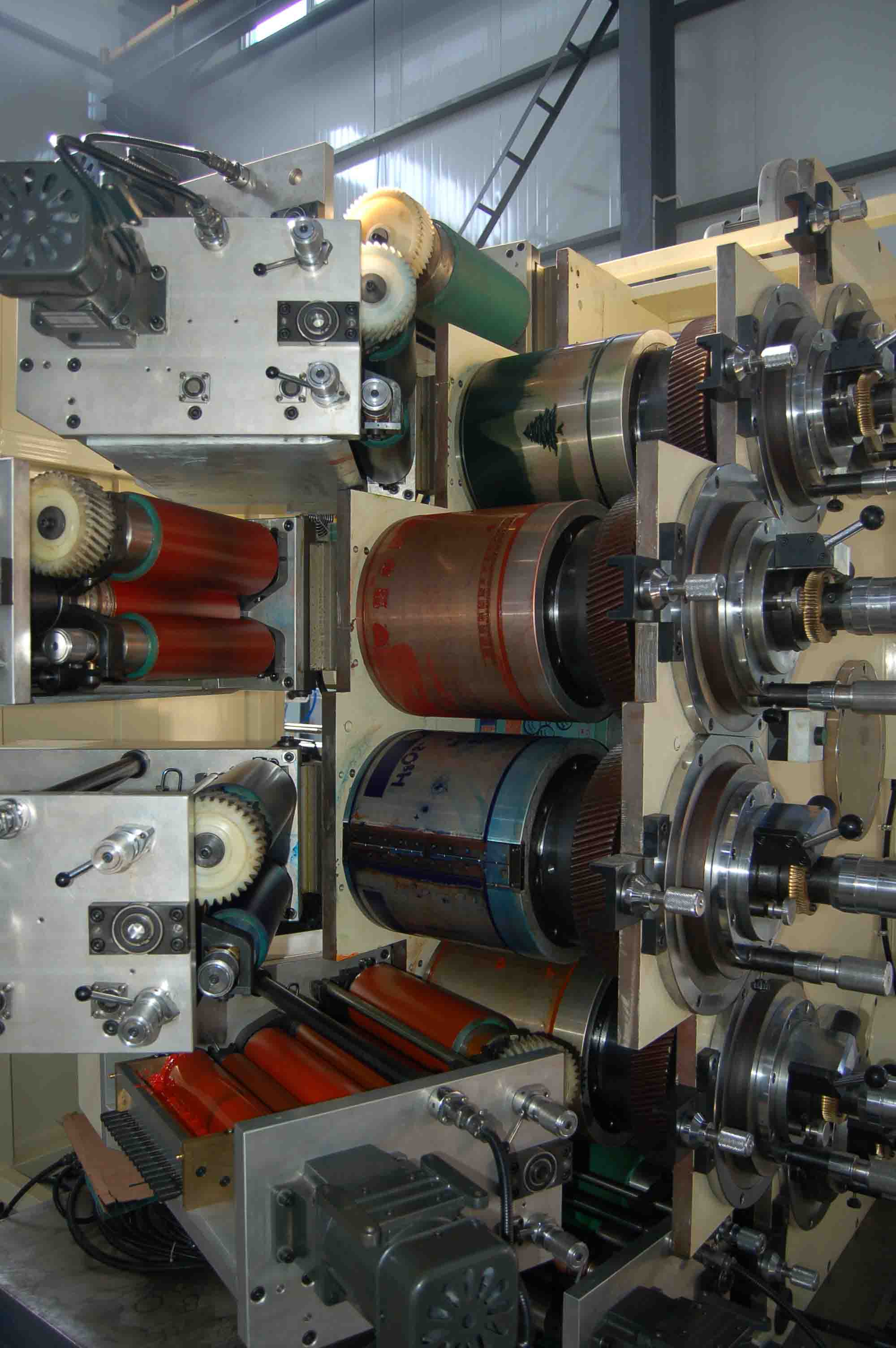 máquina de impresión redonda