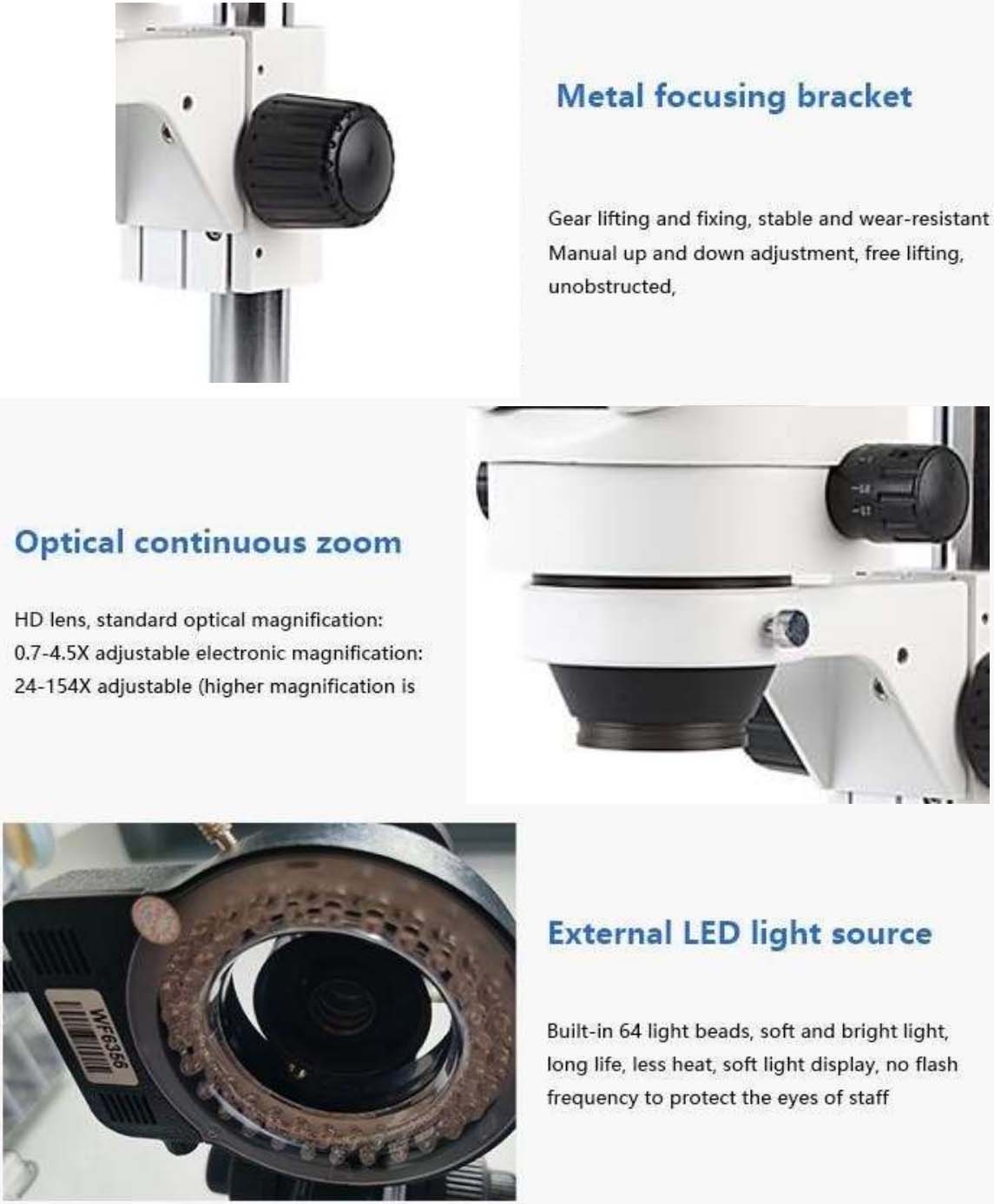 3 lenses of microscope