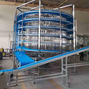 China professional spiral conveyor maker POM belt for foods cooling customized