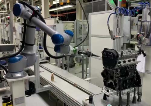 Robots colaborativos Ayuda a la producción de automatización de la producción automática Aumento adicional