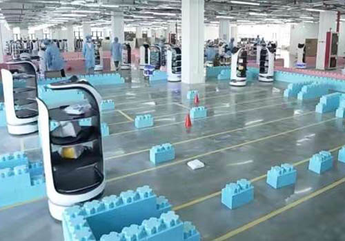 Recorriendo el fabricante de camareros Robot más popular en ShenZhen