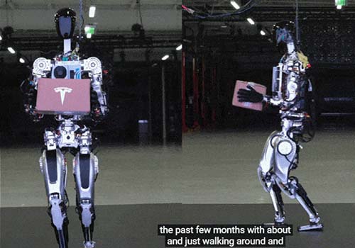 
     Se lanza el robot inteligente humanoide de Tesla, el robot T800 llegará pronto, ¿verdad?
    