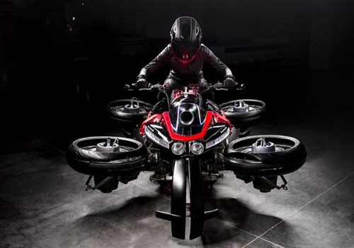 El futuro vehículo-Flying moto